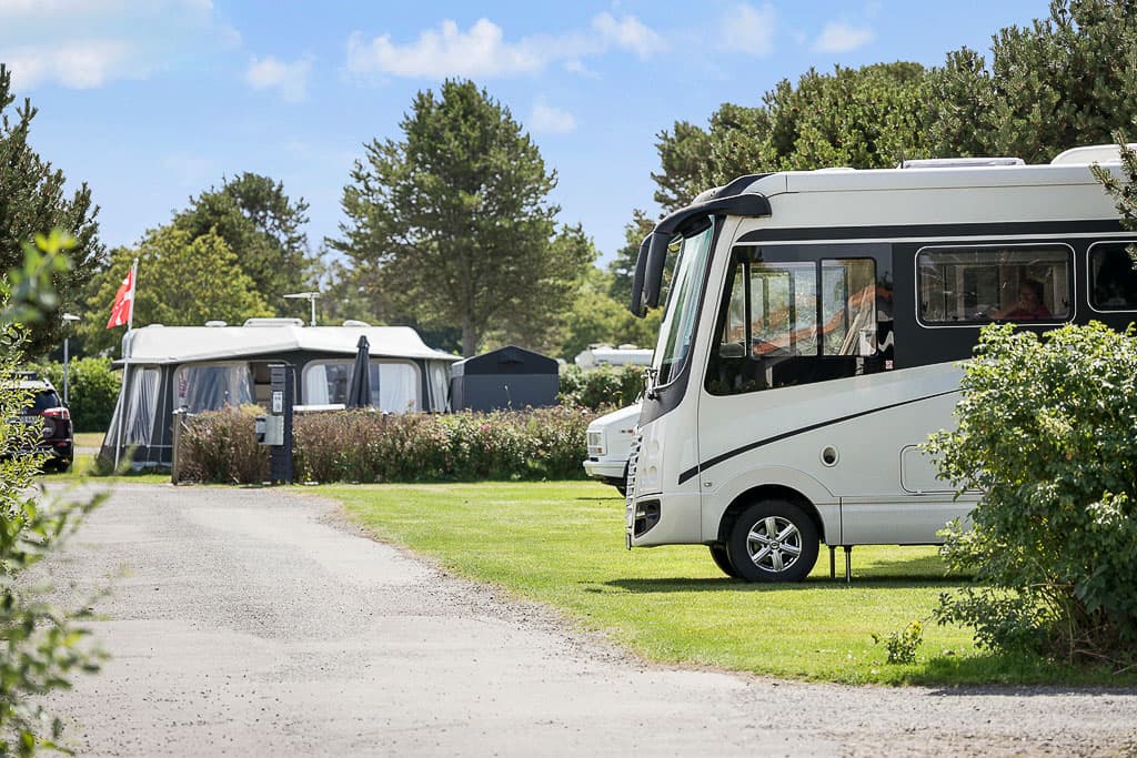 First Camp Bogense City campsite with pitches near the waterfront