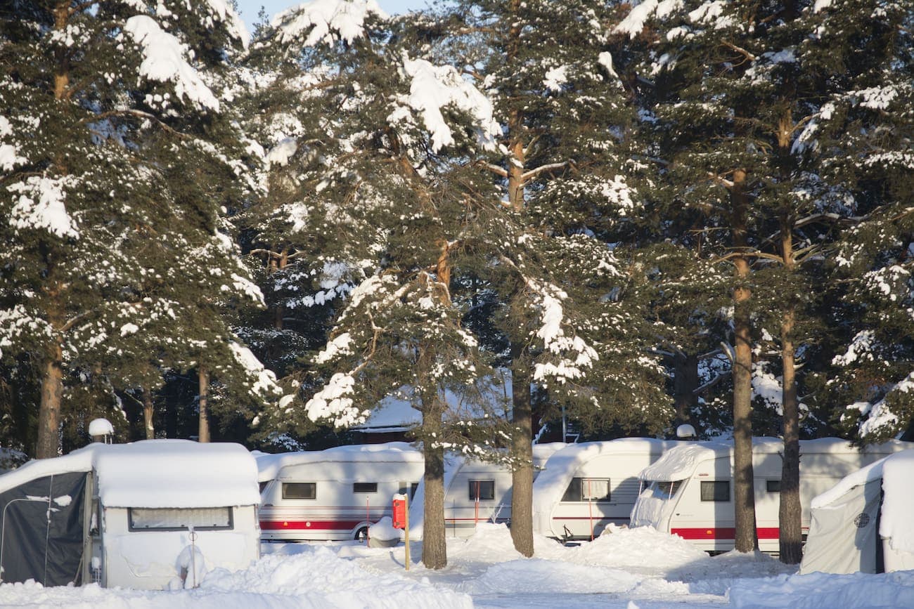 Moraparken - Dalarna campingvinter