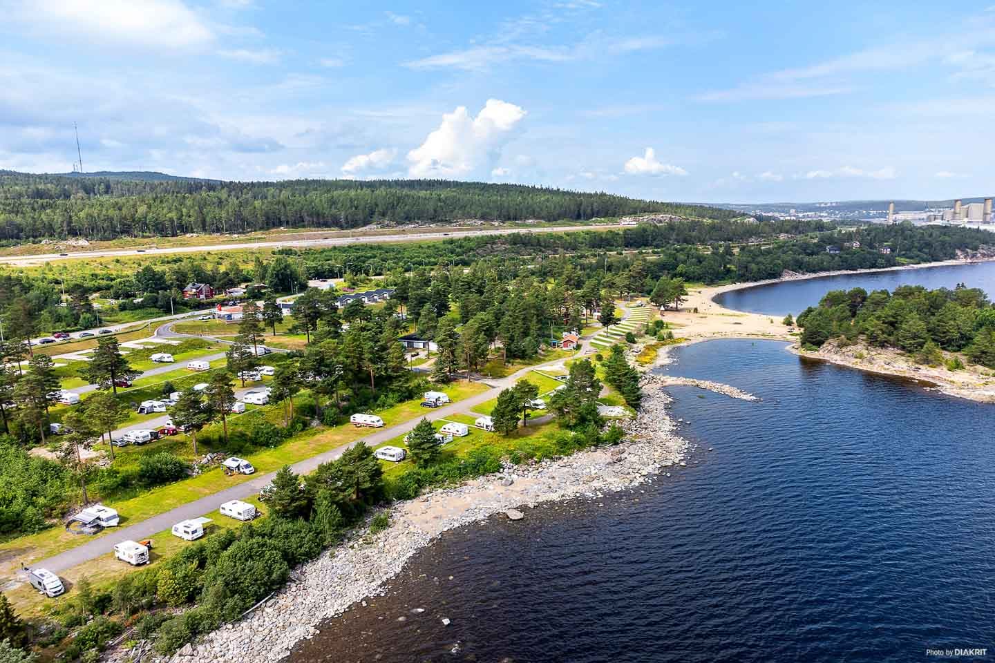 Fläsian - Sundsvall, campsite in Northern Sweden