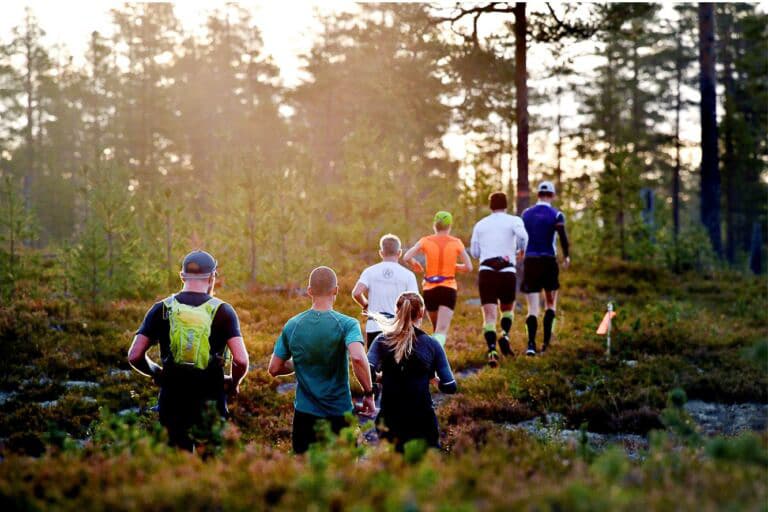 camp during autumn holidays