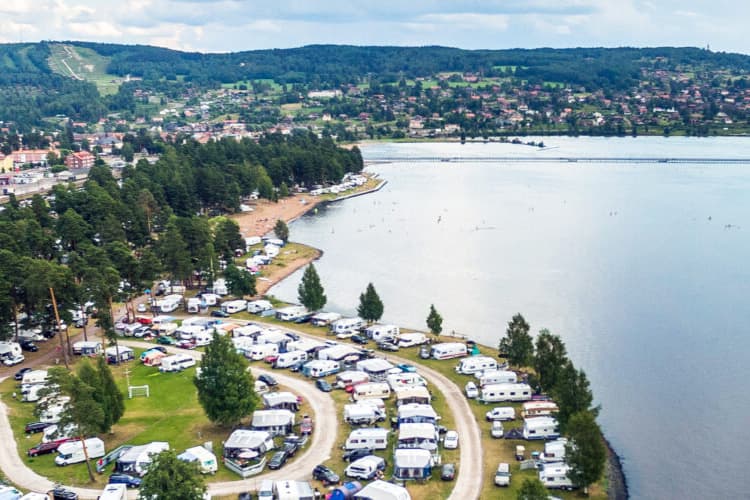 Siljansbadet - Rättvik, Campsite in Dalarna