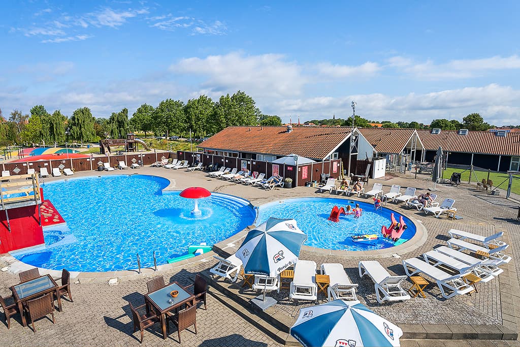 Long-term camping pitch at First Camp Bogense City