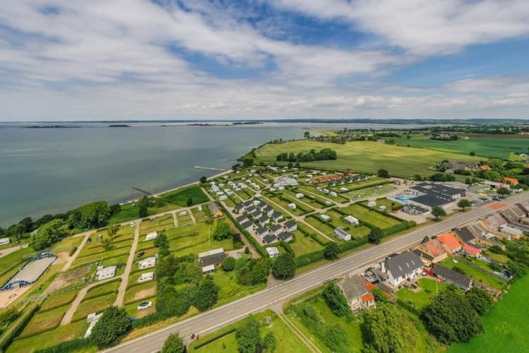 Camping pitches in hilly terrain on Funen
