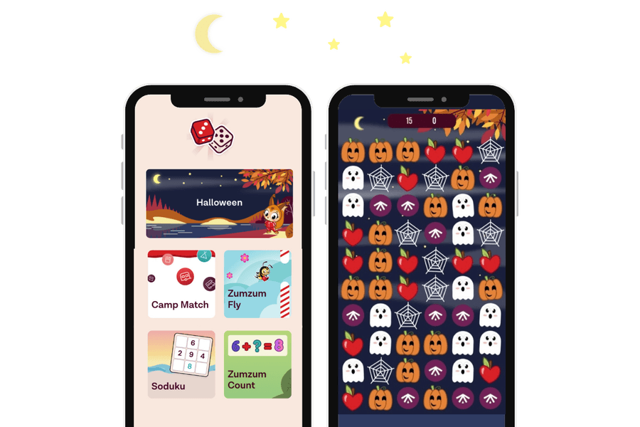 Halloween spel First Camp App