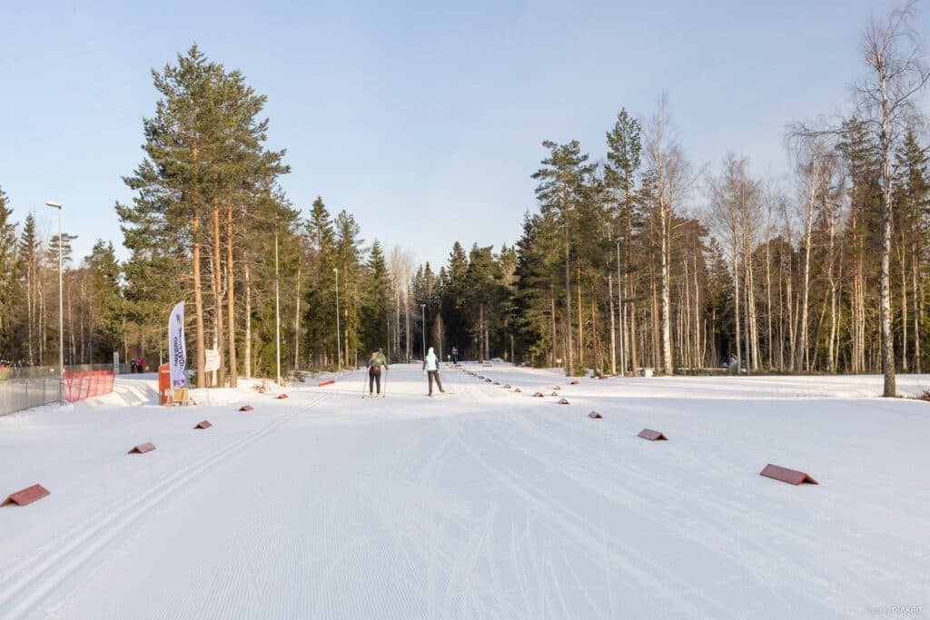 Vinter på campingen First Camp Ånnaboda - Örebro