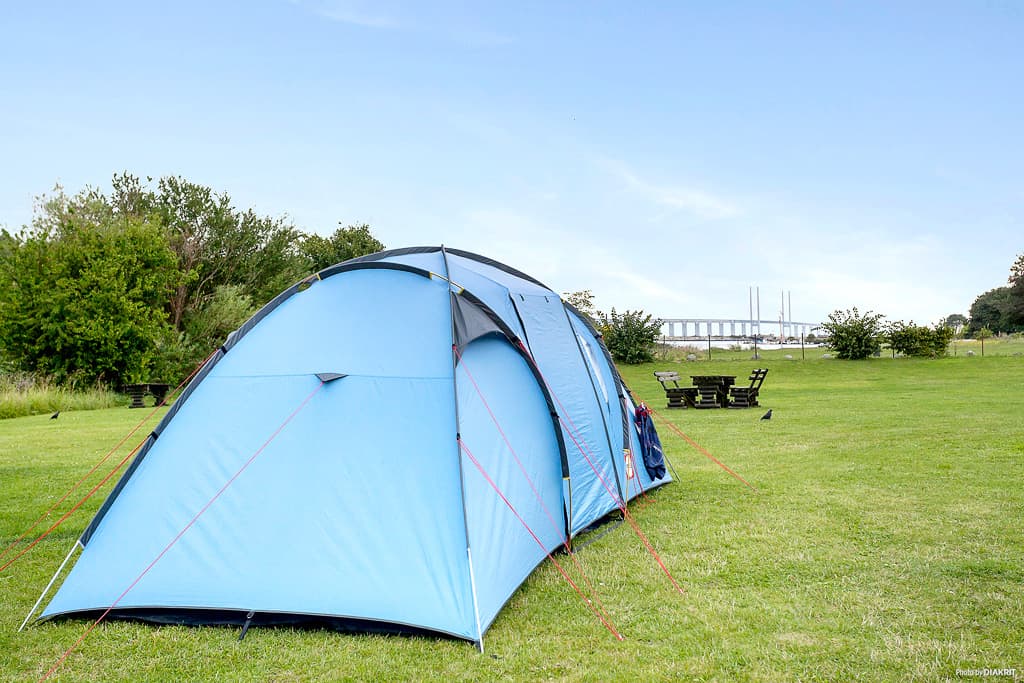 Tent camping at First Camp Sibbarp in Malmö