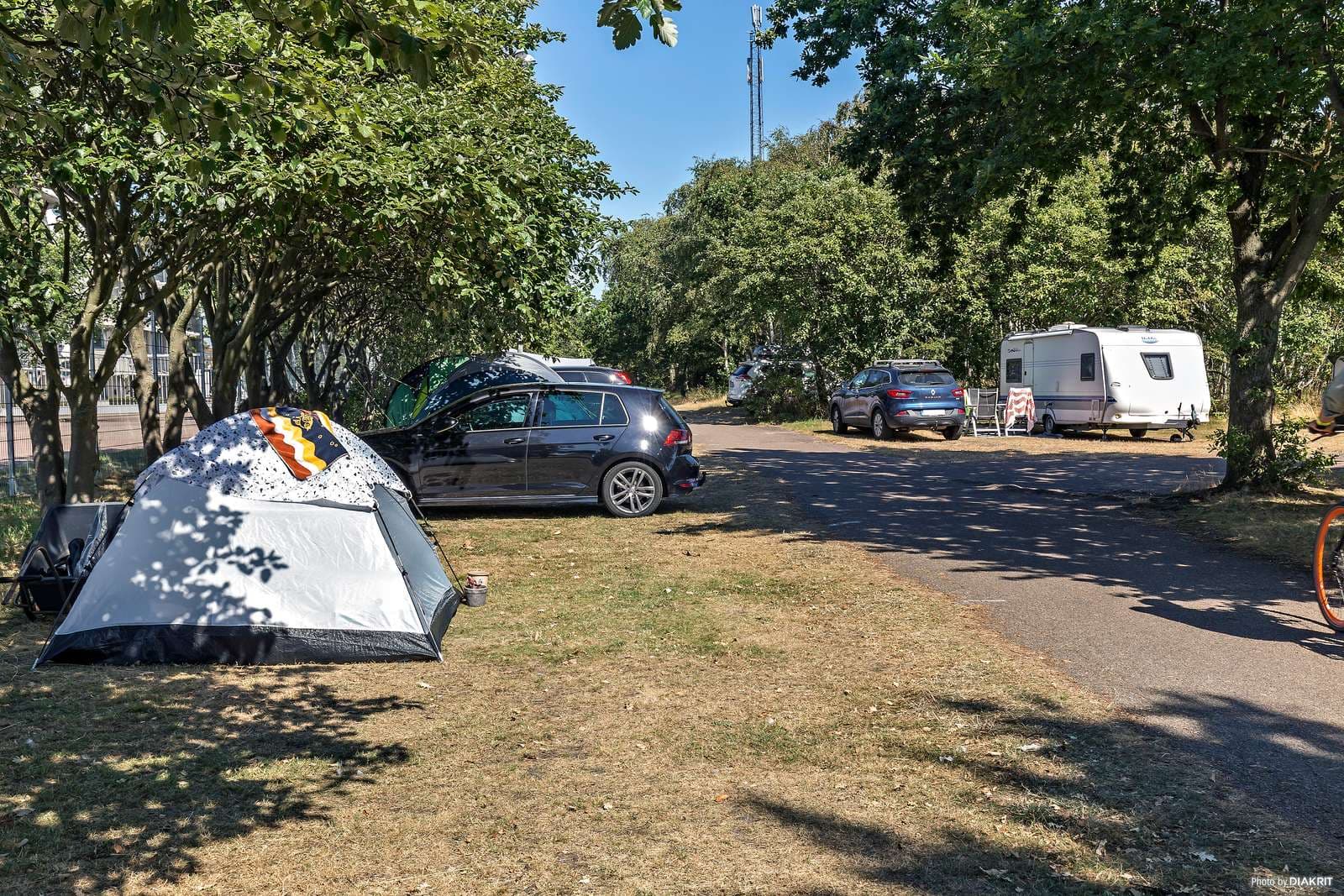 Tent camping at First Camp Råå Vallar