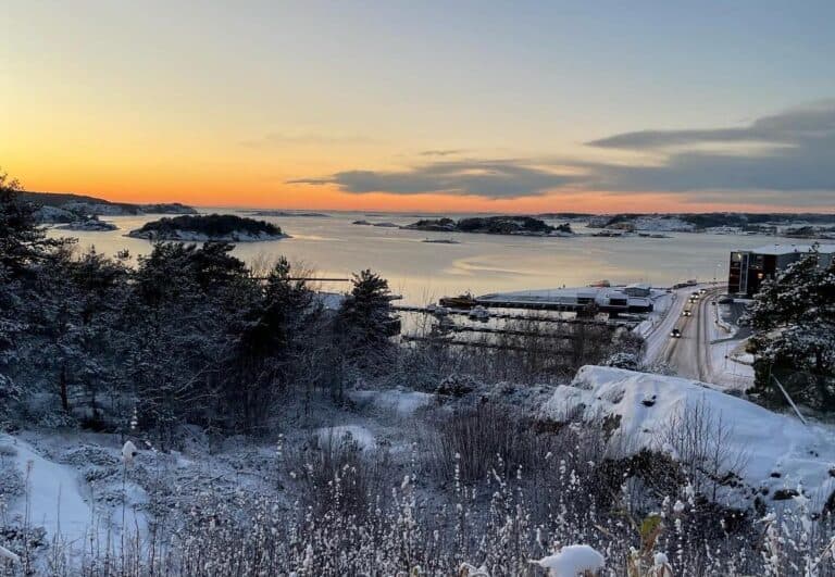 City - Strömstad vinter