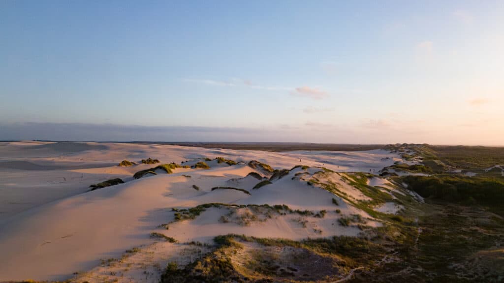 Dronebilleder af campingpladsen Råbjerg Mile – Skagen
