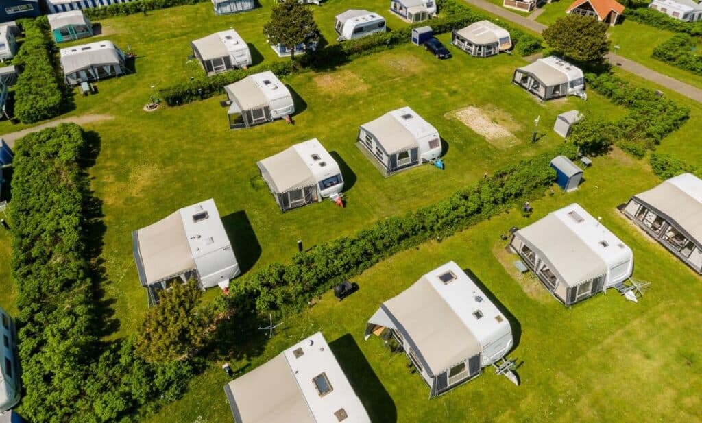 Camping holiday in Bogense on Funen in peaceful surroundings