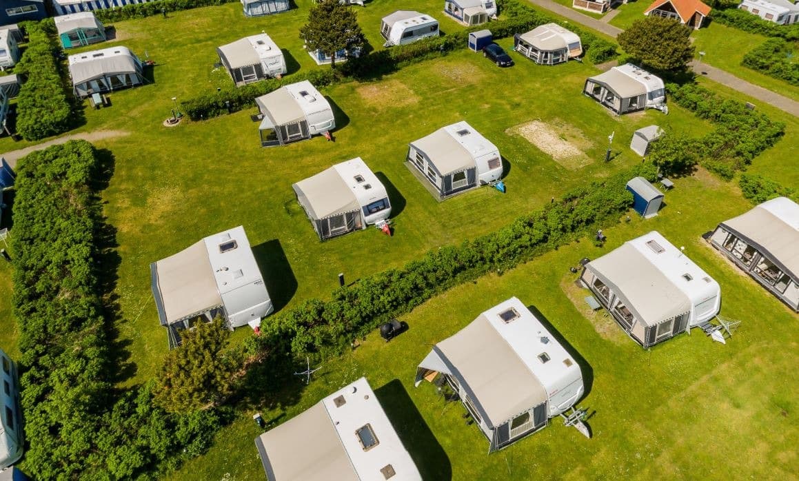 Camping holiday in Bogense on Funen in peaceful surroundings