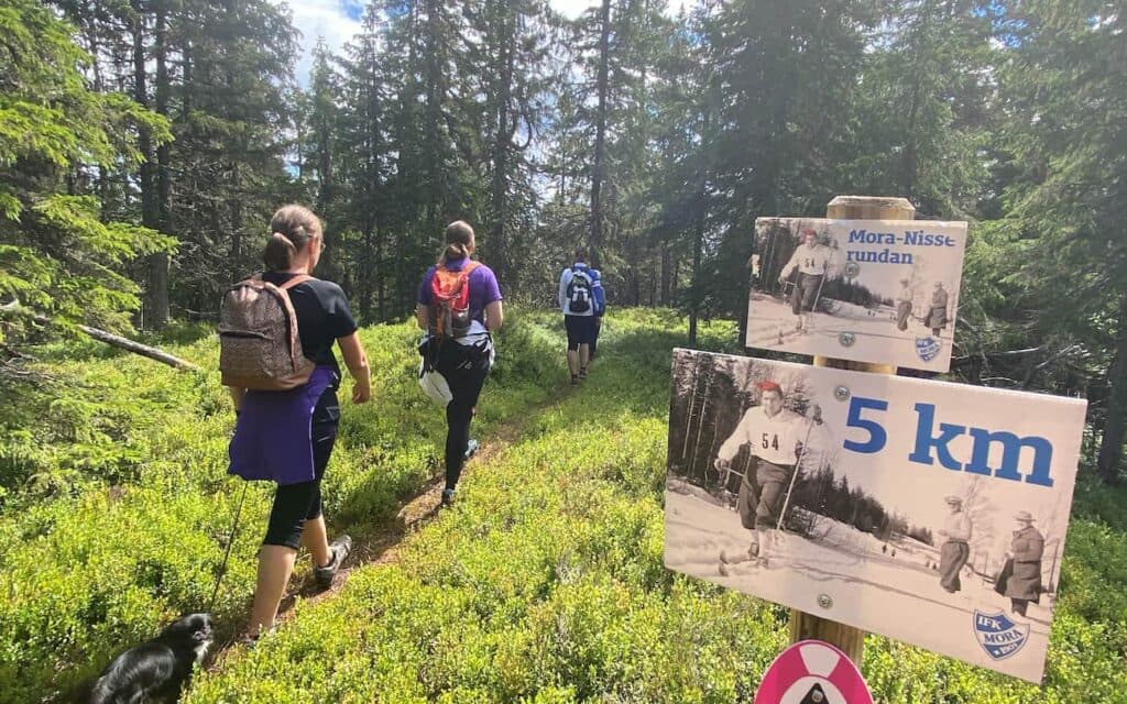 guidad vandring moraparken