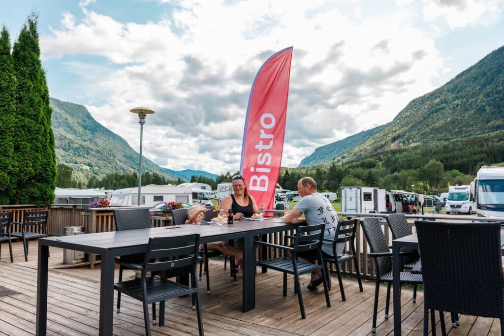 Gol Hallingdal Bistro Outdoor seating