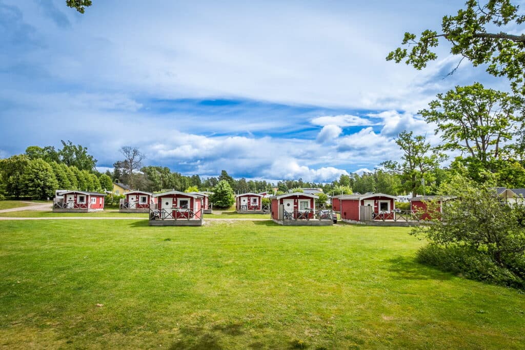 Exteriör för Båthus - en stuga på Herrgårdsliv i Värmland.