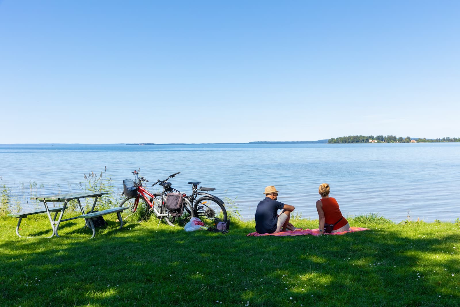 Camping i Vadstena vid Vättern på First Camp Vadstena