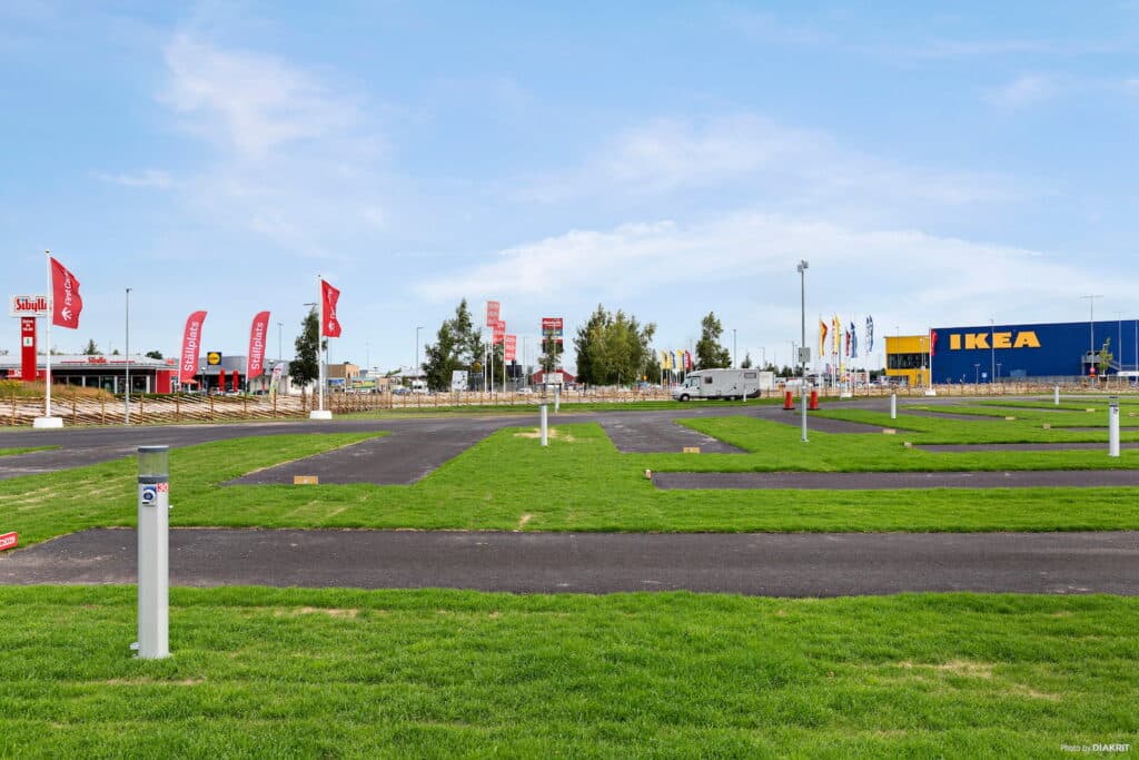 First Camp Ställplats i Älmhult vid IKEA och Älmhults handelsplats