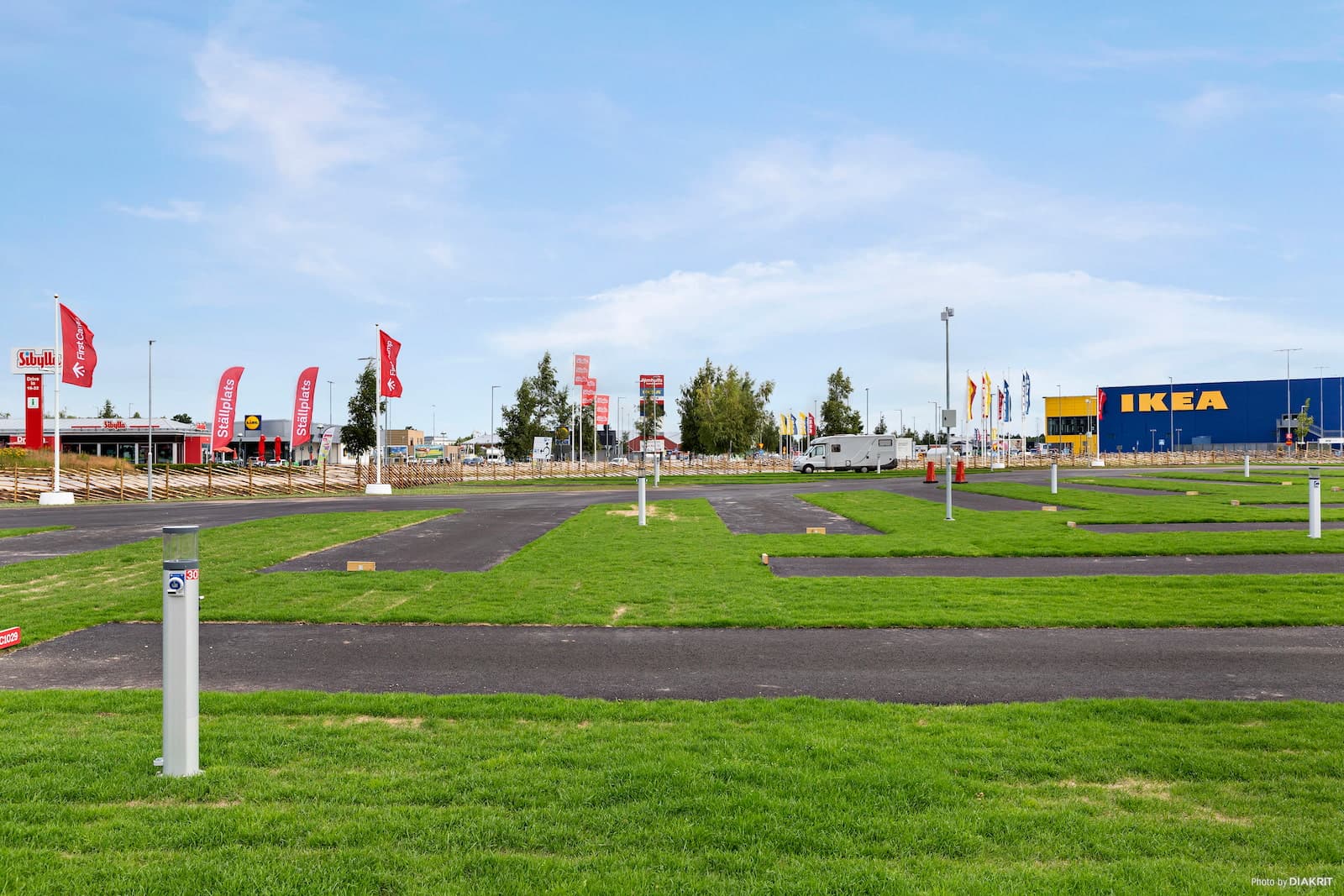 First Camp Ställplats i Älmhult vid IKEA och Älmhults handelsplats